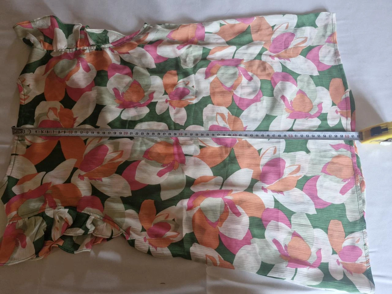 Fluid floral print top for women - Multicolored - Size S – photo 9